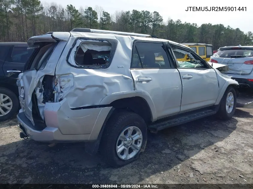 JTEMU5JR2M5901441 2021 Toyota 4Runner Sr5