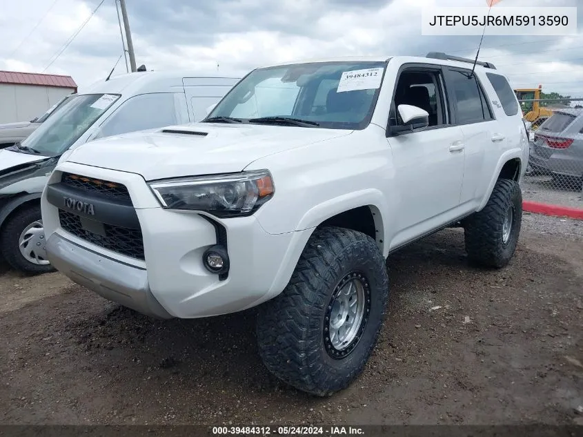 2021 Toyota 4Runner Trd Off Road VIN: JTEPU5JR6M5913590 Lot: 39484312