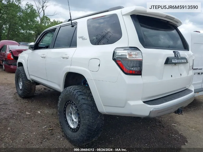 JTEPU5JR6M5913590 2021 Toyota 4Runner Trd Off Road