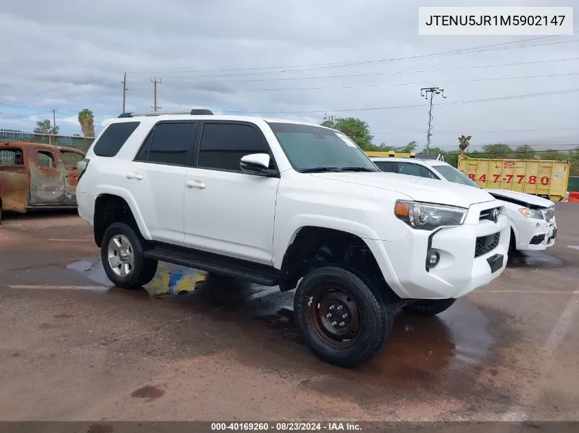 2021 Toyota 4Runner Sr5 Premium VIN: JTENU5JR1M5902147 Lot: 40169260