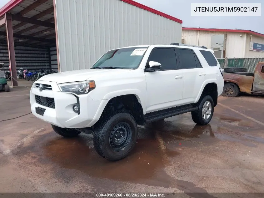 2021 Toyota 4Runner Sr5 Premium VIN: JTENU5JR1M5902147 Lot: 40169260