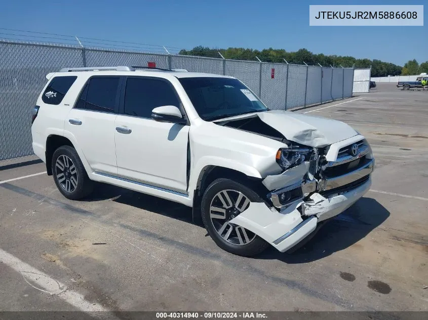 JTEKU5JR2M5886608 2021 Toyota 4Runner Limited