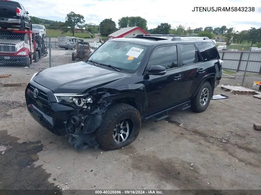 JTENU5JR4M5843238 2021 Toyota 4Runner Sr5 Premium