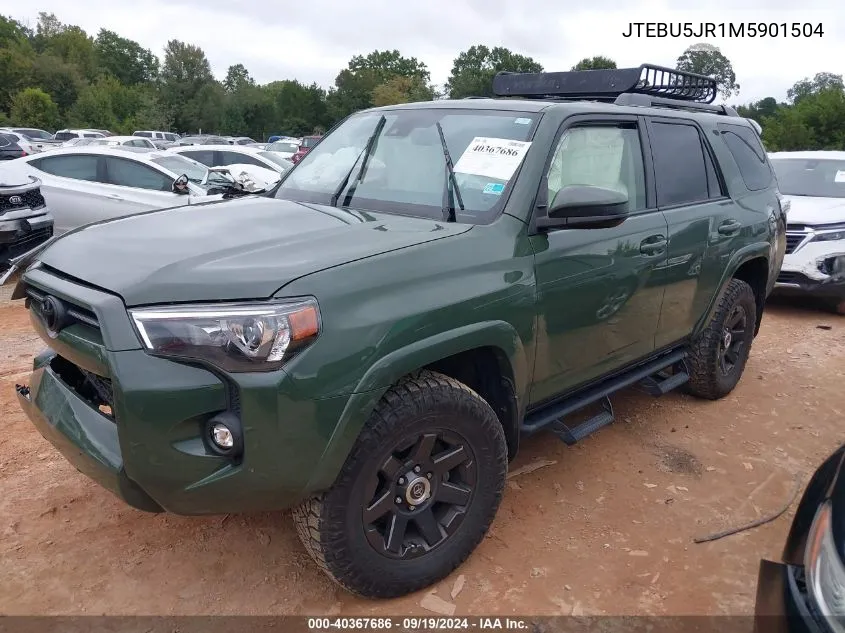 JTEBU5JR1M5901504 2021 Toyota 4Runner Trail Special Edition