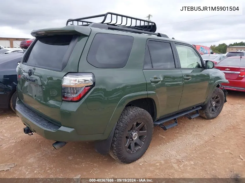 JTEBU5JR1M5901504 2021 Toyota 4Runner Trail Special Edition