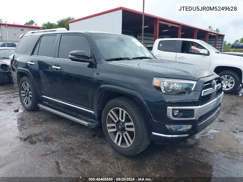 2021 Toyota 4Runner Limited VIN: JTEDU5JR0M5249628 Lot: 40405650