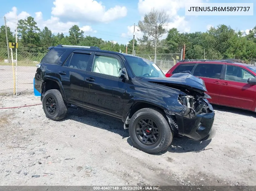 2021 Toyota 4Runner Sr5/Sr5 Premium/Venture/Trail/Limited Night Shade/Trd Off Road/Trd Off Road Prem/Trd Pro VIN: JTENU5JR6M5897737 Lot: 40407149