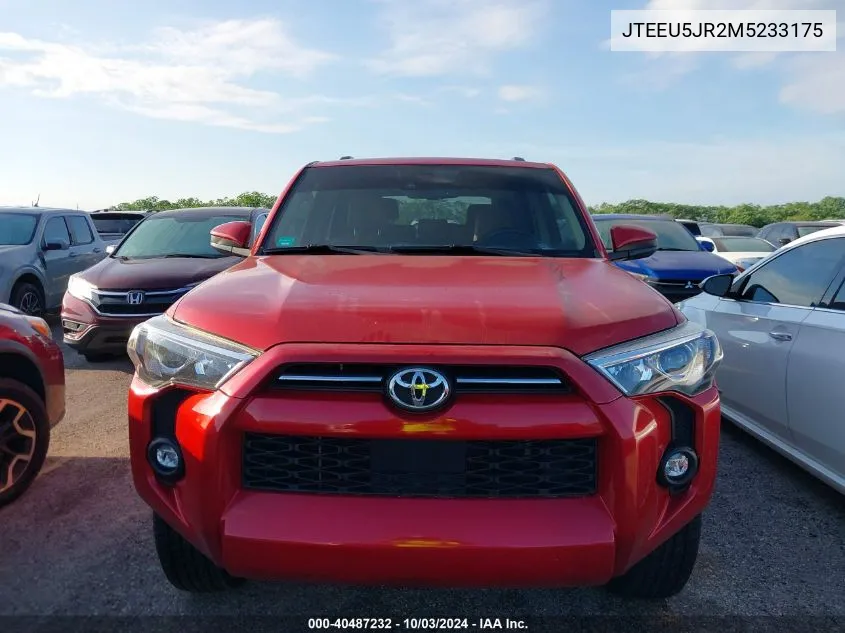 JTEEU5JR2M5233175 2021 Toyota 4Runner Sr5