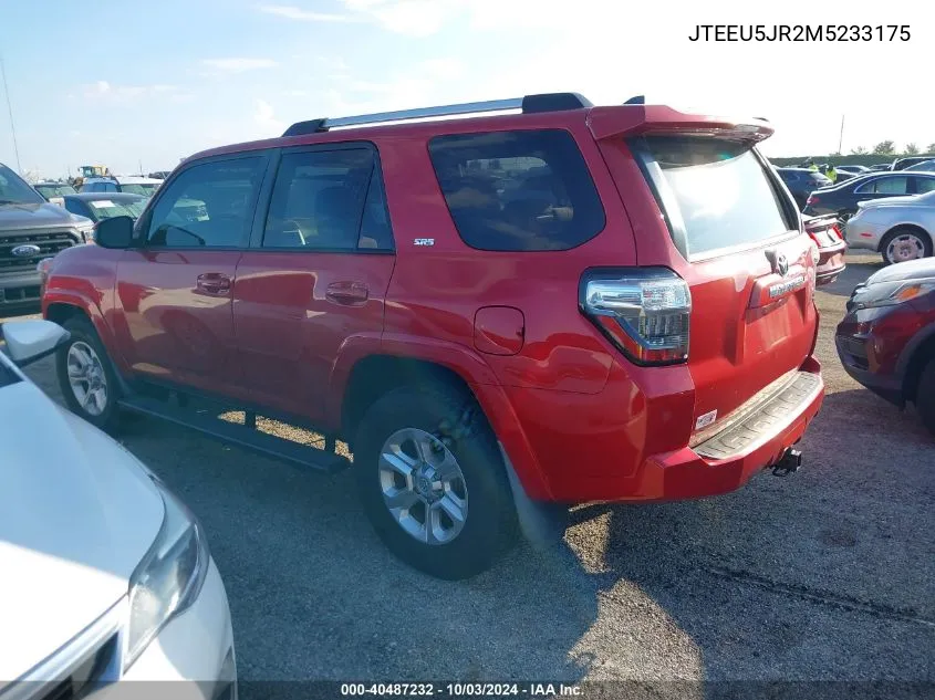 JTEEU5JR2M5233175 2021 Toyota 4Runner Sr5