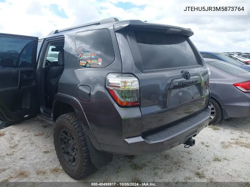 2021 Toyota 4Runner Venture/Trd Pro/Trd Off R VIN: JTEHU5JR3M5873764 Lot: 40495917