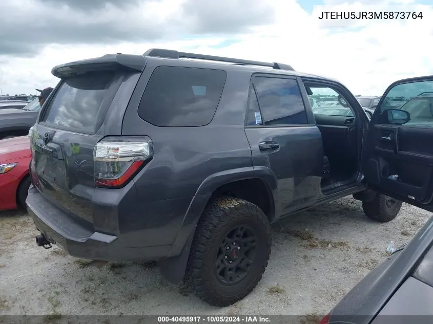 2021 Toyota 4Runner Venture/Trd Pro/Trd Off R VIN: JTEHU5JR3M5873764 Lot: 40495917