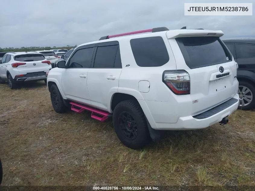 JTEEU5JR1M5238786 2021 Toyota 4Runner Sr5/Trail/Sr5 Premium/Lim