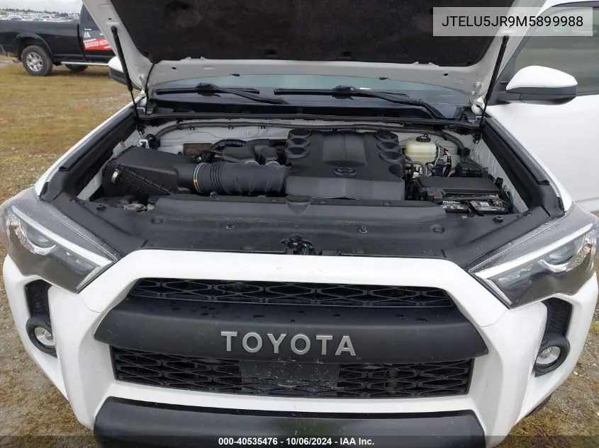 2021 Toyota 4Runner Trd Pro VIN: JTELU5JR9M5899988 Lot: 40535476