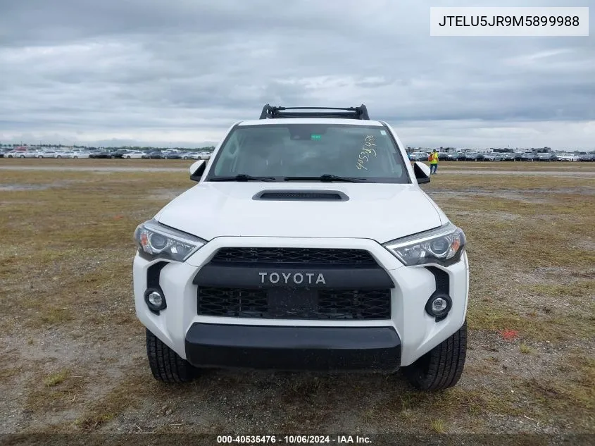 2021 Toyota 4Runner Trd Pro VIN: JTELU5JR9M5899988 Lot: 40535476