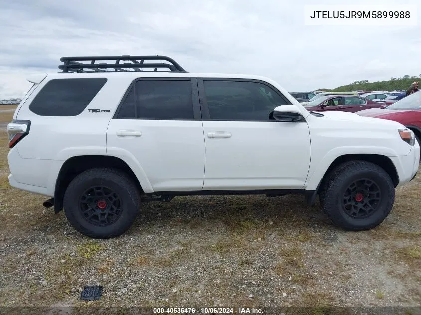 2021 Toyota 4Runner Trd Pro VIN: JTELU5JR9M5899988 Lot: 40535476