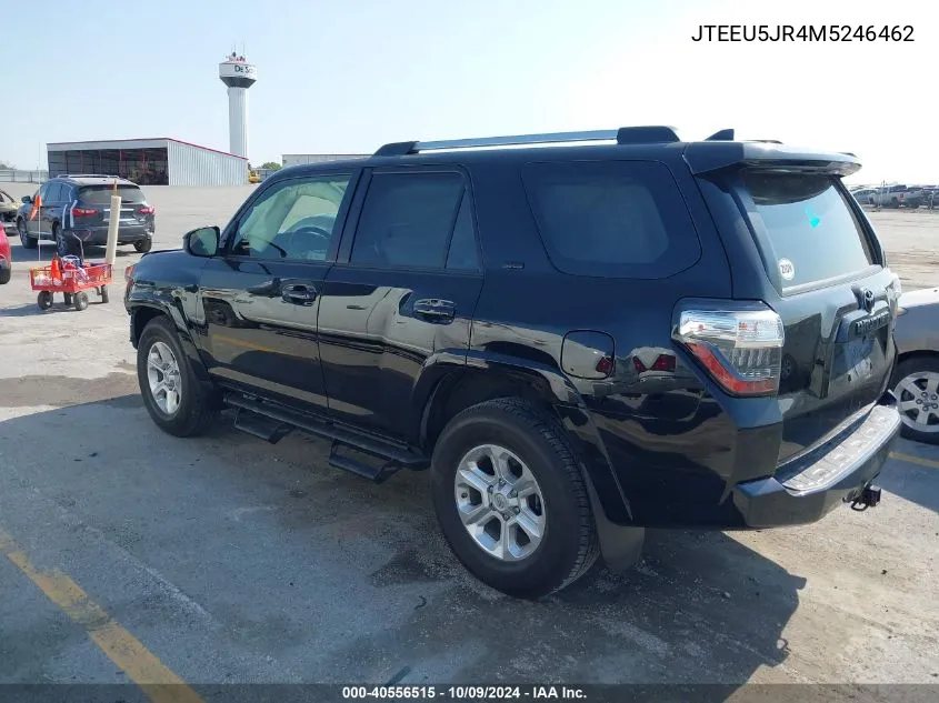 2021 Toyota 4Runner Sr5/Trail/Sr5 Premium/Lim VIN: JTEEU5JR4M5246462 Lot: 40556515