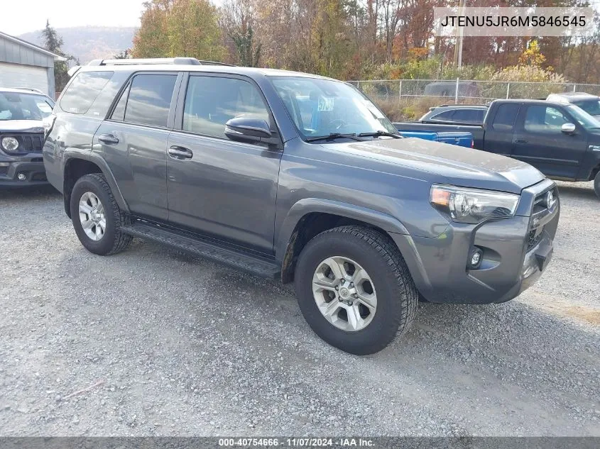 2021 Toyota 4Runner Sr5 Premium VIN: JTENU5JR6M5846545 Lot: 40754666