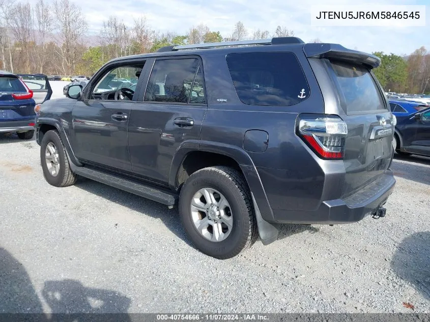 2021 Toyota 4Runner Sr5 Premium VIN: JTENU5JR6M5846545 Lot: 40754666