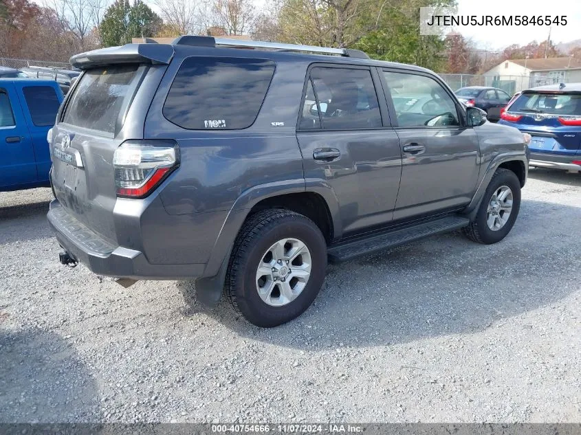 2021 Toyota 4Runner Sr5 Premium VIN: JTENU5JR6M5846545 Lot: 40754666