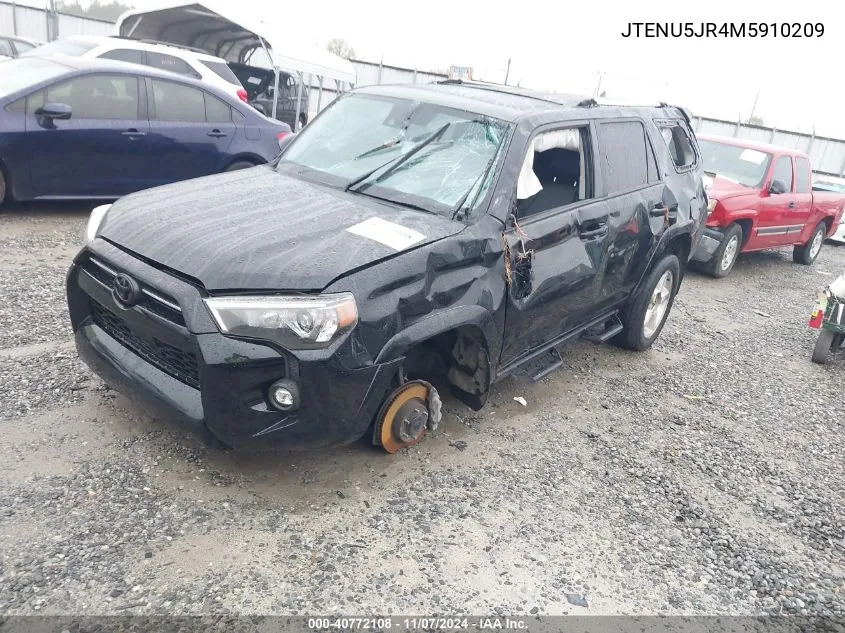 2021 Toyota 4Runner Sr5 Premium VIN: JTENU5JR4M5910209 Lot: 40772108