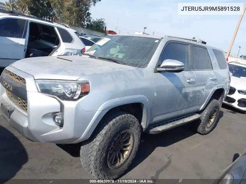 2021 Toyota 4Runner Trd Off Road Premium VIN: JTERU5JR9M5891528 Lot: 40830978