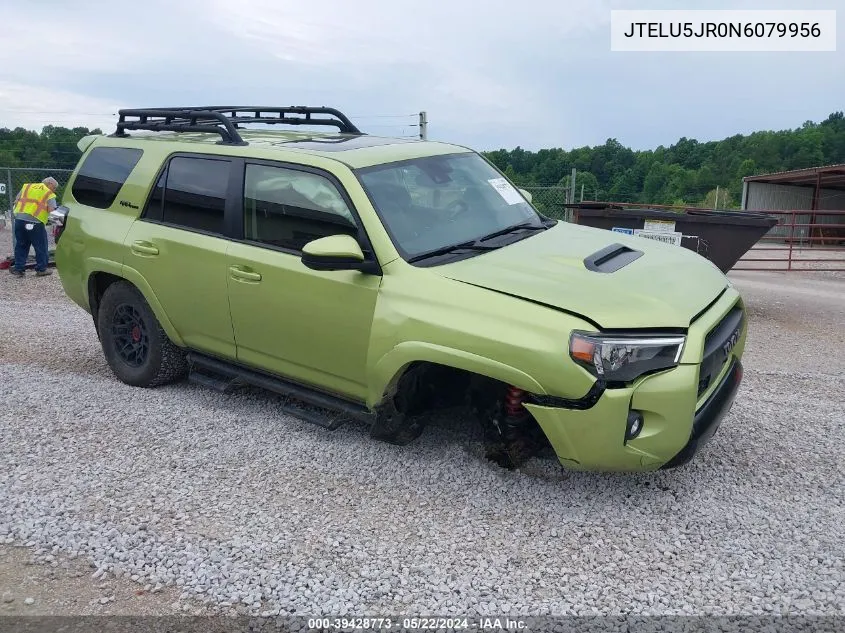 2022 Toyota 4Runner Trd Pro VIN: JTELU5JR0N6079956 Lot: 39428773