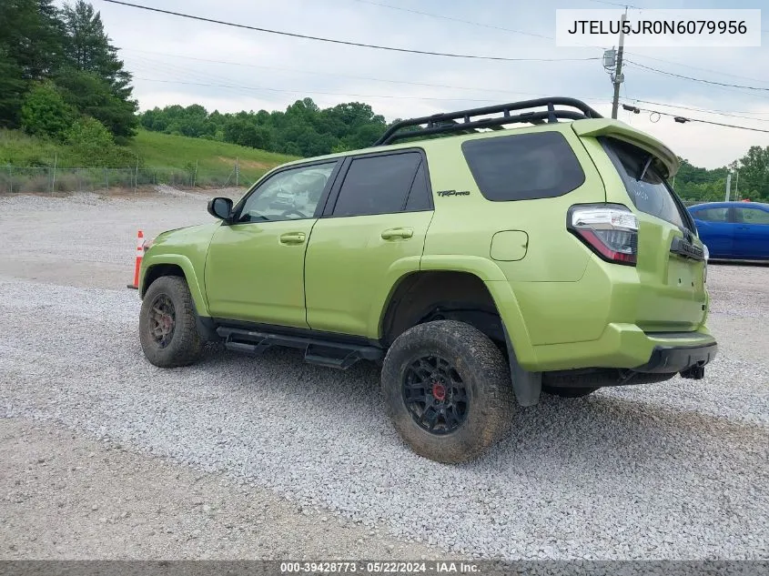 JTELU5JR0N6079956 2022 Toyota 4Runner Trd Pro