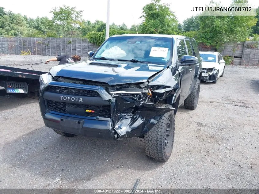 JTELU5JR6N6060702 2022 Toyota 4Runner Trd Pro