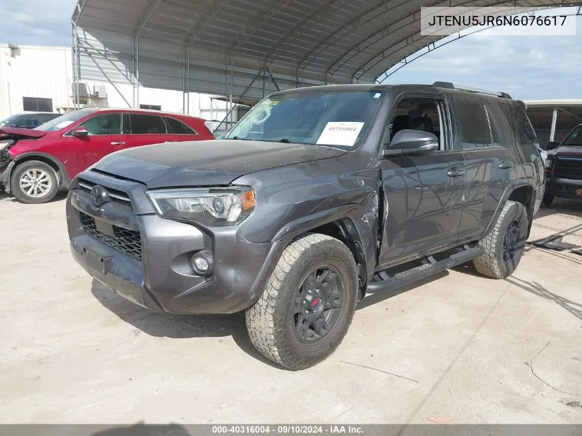 JTENU5JR6N6076617 2022 Toyota 4Runner Sr5 Premium