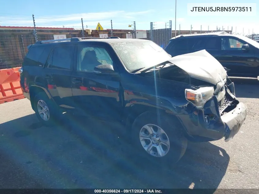 2022 Toyota 4Runner Sr5 Premium VIN: JTENU5JR8N5973511 Lot: 40356624