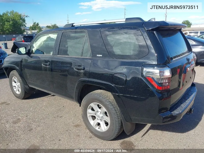 2022 Toyota 4Runner Sr5 Premium VIN: JTENU5JR8N5973511 Lot: 40356624