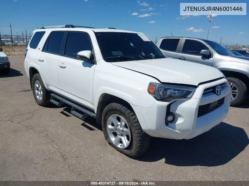 JTENU5JR4N6001446 2022 Toyota 4Runner Sr5 Premium