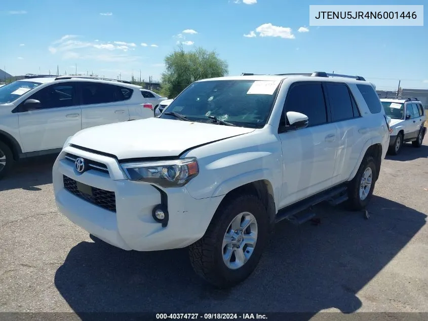 JTENU5JR4N6001446 2022 Toyota 4Runner Sr5 Premium