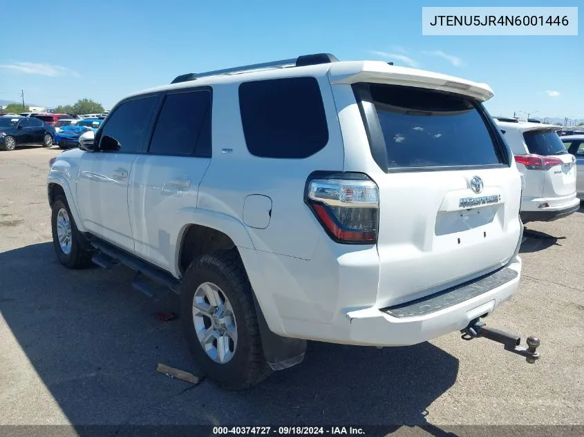 JTENU5JR4N6001446 2022 Toyota 4Runner Sr5 Premium