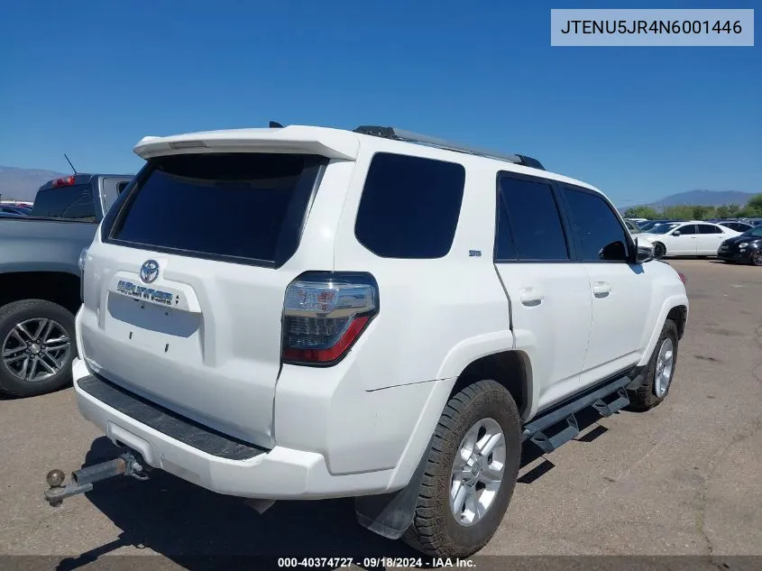 JTENU5JR4N6001446 2022 Toyota 4Runner Sr5 Premium