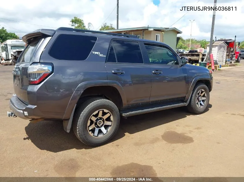 JTERU5JR9N6036811 2022 Toyota 4Runner Trd Off Road Premium