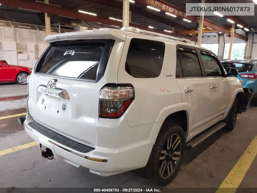 JTEKU5JR0N6017873 2022 Toyota 4Runner Limited