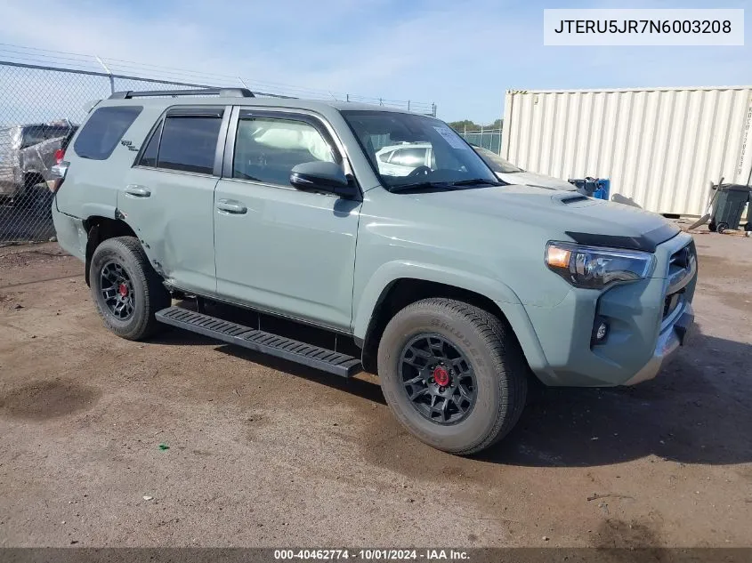 JTERU5JR7N6003208 2022 Toyota 4Runner Sr5 Premium/Trd Sport/Trd