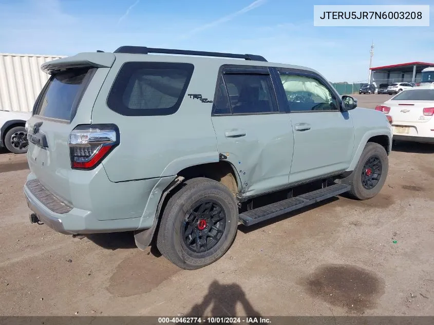 JTERU5JR7N6003208 2022 Toyota 4Runner Sr5 Premium/Trd Sport/Trd