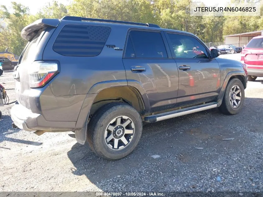 2022 Toyota 4Runner Sr5 Premium/Trd Sport/Trd VIN: JTERU5JR4N6046825 Lot: 40470897