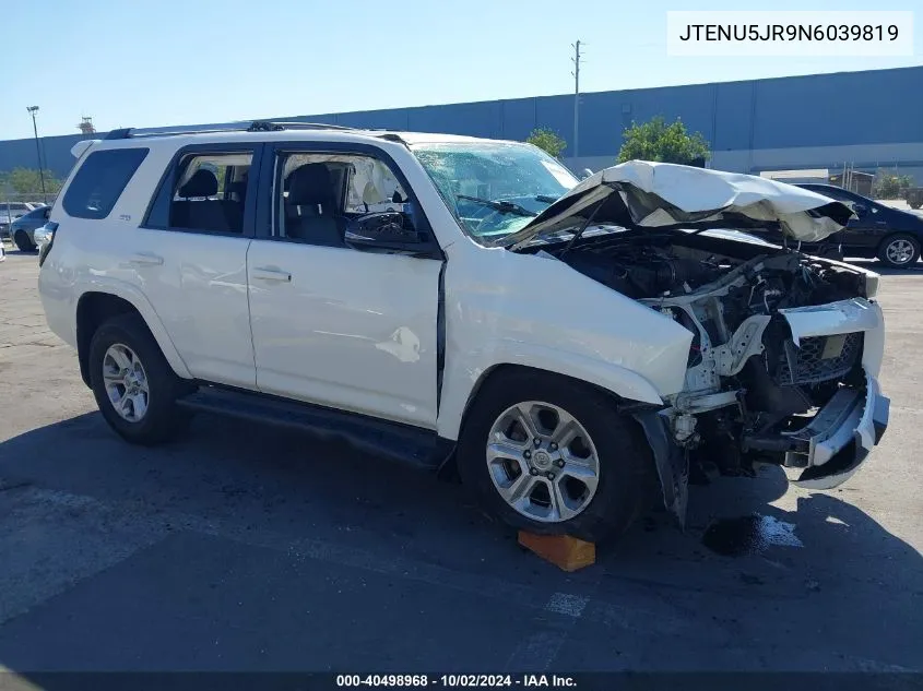 JTENU5JR9N6039819 2022 Toyota 4Runner Sr5 Premium