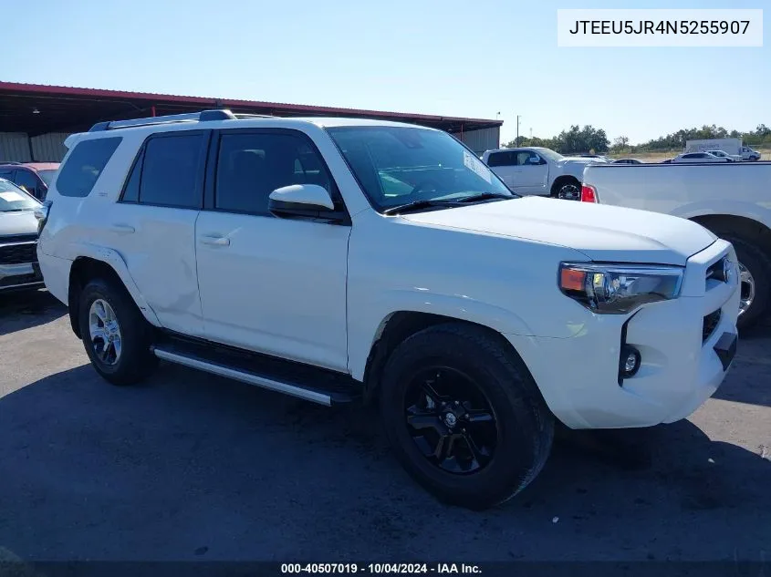 JTEEU5JR4N5255907 2022 Toyota 4Runner Sr5