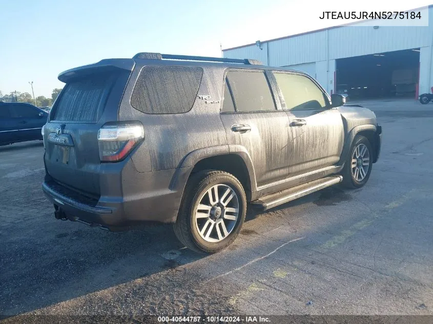 2022 Toyota 4Runner Trd Sport/Sr5 Premium VIN: JTEAU5JR4N5275184 Lot: 40544787