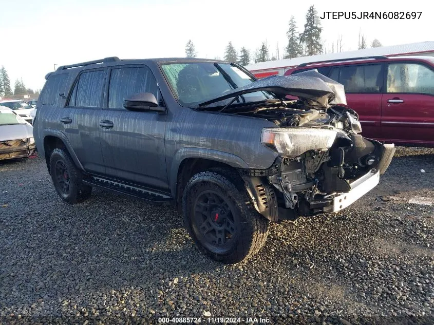 2022 Toyota 4Runner Trd Off Road VIN: JTEPU5JR4N6082697 Lot: 40885724