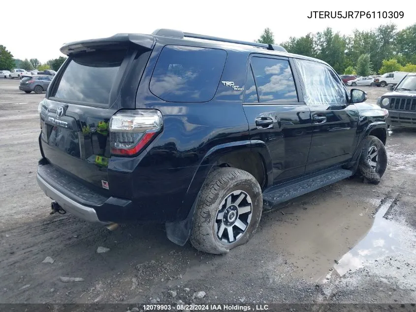 2023 Toyota 4Runner VIN: JTERU5JR7P6110309 Lot: 12079903