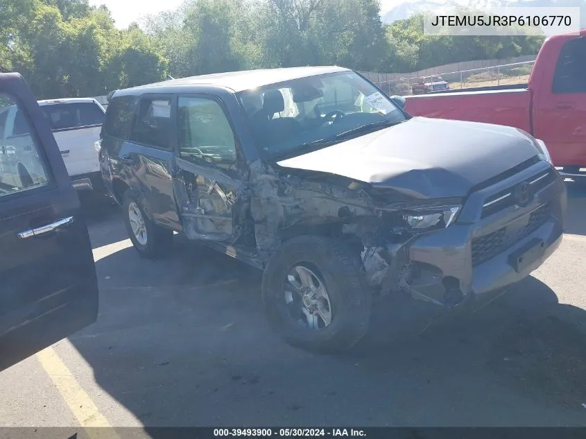 JTEMU5JR3P6106770 2023 Toyota 4Runner Sr5