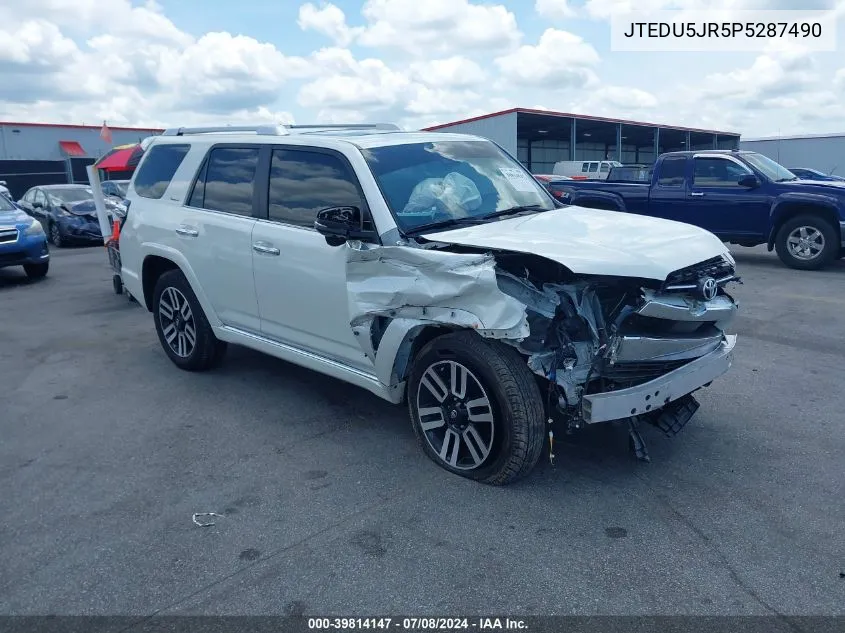 JTEDU5JR5P5287490 2023 Toyota 4Runner Limited