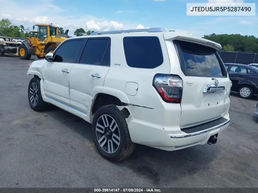 JTEDU5JR5P5287490 2023 Toyota 4Runner Limited