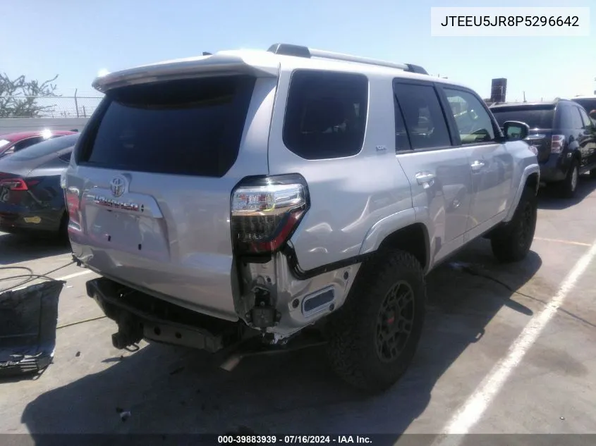 2023 Toyota 4Runner Sr5 VIN: JTEEU5JR8P5296642 Lot: 39883939