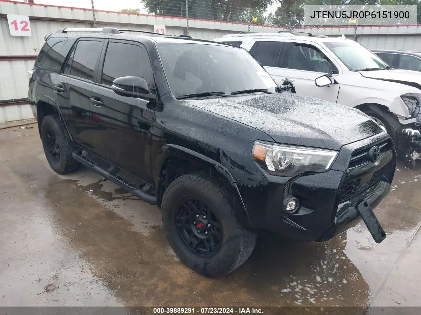 2023 Toyota 4Runner Sr5 Premium VIN: JTENU5JR0P6151900 Lot: 39889291